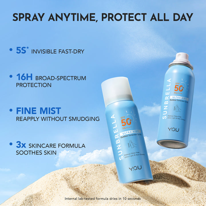 Sunscreen Outside SUNBRELLA Ultra Airy Outdoor Sunscreen Spray SPF50+ PA++++ – You-Beauty ...